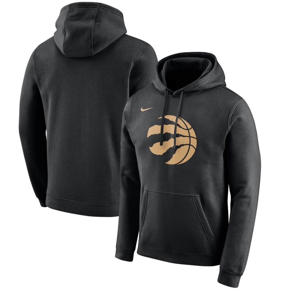 Men's Nike Black Toronto Raptors 2019/20 City Edition Club Pullover Hoodie